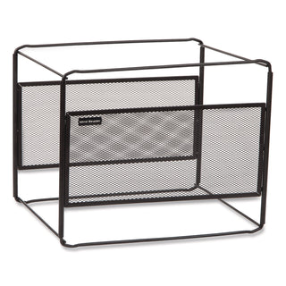 Mind Reader Hanging File Folder Organizer, Letter Size, 13" Long, Black (EMSBOXFILEBLK)
