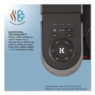Keurig® K-Brew + Chill Single Serve Coffee Maker, Black (KEU5000380296)