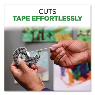 Scotch® Stainless Steel Refillable Tape Dispenser with 2 Rolls 0.75" x 550" Tape (MMM123R)
