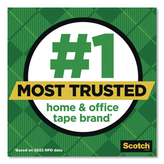 Scotch® Stainless Steel Refillable Tape Dispenser with 2 Rolls 0.75" x 550" Tape (MMM123R)