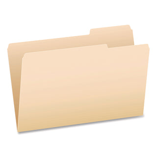 Pendaflex® Standard Manila File Folders, 1/3-Cut Tabs: Left Position, Legal Size, Manila, 100/Box (PFX753131)