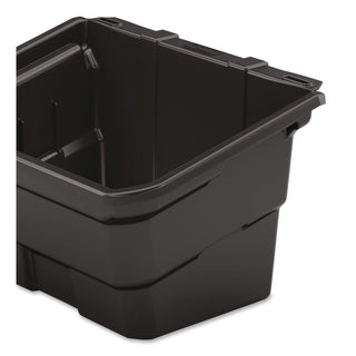 Suncast Commercial® Utility Bin, 4 gal, 12.78" x 17.21" x 10.63", Black, 2/Pack (SUABIN17102)