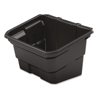 Suncast Commercial® Utility Bin, 4 gal, 12.78" x 17.21" x 10.63", Black, 2/Pack (SUABIN17102)