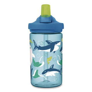 CamelBak® Eddy + Kids Water Bottle, Sharks and Rays Design, 14 oz, Multicolor (WLB2472402041)