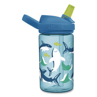 CamelBak® Eddy + Kids Water Bottle, Sharks and Rays Design, 14 oz, Multicolor (WLB2472402041)
