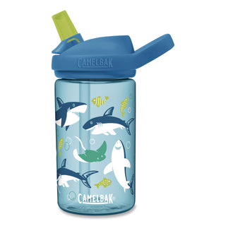 CamelBak® Eddy + Kids Water Bottle, Sharks and Rays Design, 14 oz, Multicolor (WLB2472402041)