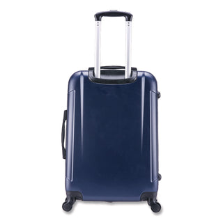 InUSA Luggage Pilot Hard Side Carry-On Suitcase, Four-Wheeled Spinner, 16.34 x 10.24 x 25.39, Blue (WLBIUPIL00MBLU)