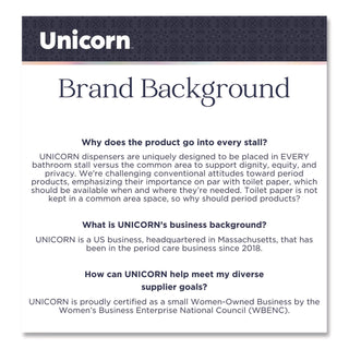 Unicorn™ Cotton Maxi Pads with Wings, Regular Absorbency, 40 Pads/Cartridge, 6 Cartridges/Pack (WLBTOP08197)