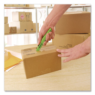 Westcott® Full-Size Safety Cutter, ABS Handle, Green, 12/Pack (WTC00659)