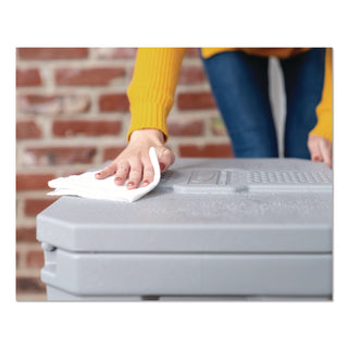 Suncast® Salt Box, 28 gal, 23.75 x 15.75 x 23.75. Dove Gray (SUABMBX300)