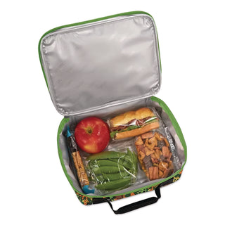 Thermos® Minecraft Soft Lunch Box, 9.5" x 3.75" x 7.5", Green/Orange/Gray (THZK224055006ST)