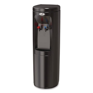 Oasis® Atlantis Hot and Cold Water Dispenser, 1.4 gal, 12.8 x 13 x 40.5, Black (OAS504009)