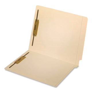 Pendaflex® Manila End Tab Expanding Fastener Folders, 0.75" Expansion, 2 Fasteners, Letter Size, Manila Exterior, 50/Box (PFX44115RP)