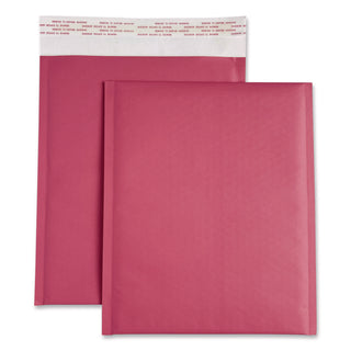 Happy Mail Self-Sealing Bubble Mailer, 8.5 x 11, Pink, 12/Pack (WLB245158)