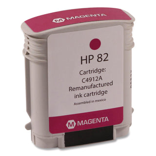 Innovera® Remanufactured Magenta High-Yield Ink, Replacement for 82 (C4911A), 69 mL (CTGWH82M)