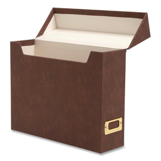 Smead Flip Top File Box, Letter Files, 13 x 3.7 x 10, Saddle (SMD70234)