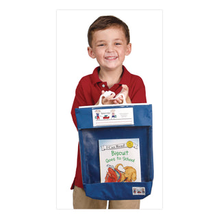 Victor® Seat Sack Read-n-Go Reading Bag, 10.5 x 2 x 16, Blue (SSK00080)