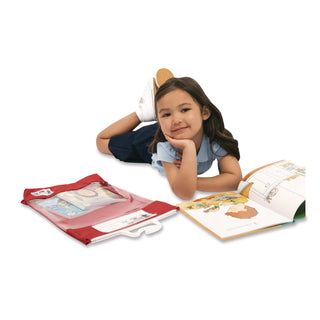 Victor® Seat Sack Read-N-Go Book Bag, 10.5 x 2 x 16, Red (SSK10080)