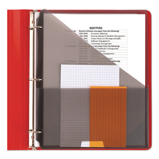 Five Star® 1" Plastic Binder, 3 Rings, 1" Capacity, 11 x 8.5, Randomly Assorted Color (MEA261340)