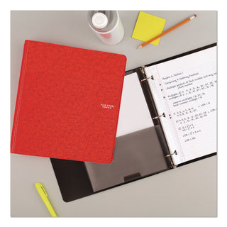 Five Star® 1" Plastic Binder, 3 Rings, 1" Capacity, 11 x 8.5, Randomly Assorted Color (MEA261340)