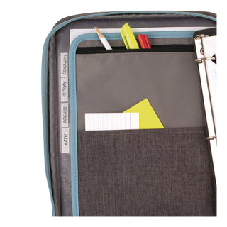 Five Star® 1" Carry All Zip Binder, 3 Rings, 1" Capacity, 11 x 8.5, Randomly Assorted Color (MEA290920)