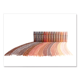 TPG Creations™ Kwik Stick Tempera Paint, 0.7" x 3.5", Assorted Skintones, 14 Sticks/Pack, 12 Packs/Carton (TPG67212)