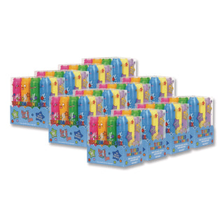 TPG Creations™ Kwik Stick Tempera Paint, 4" x 1", Assorted Colors, 12/Pack, 12 Packs/Carton (TPG68412)
