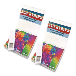 TPG Creations™ Zen Strips, Bumpy Brights Rainbow, Assorted Colors, 80/Carton (TPG85680)