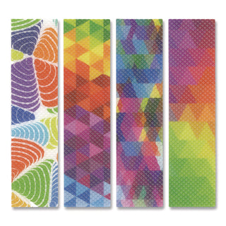 TPG Creations™ Zen Strips, Bumpy Brights Rainbow, Assorted Colors, 80/Carton (TPG85680)