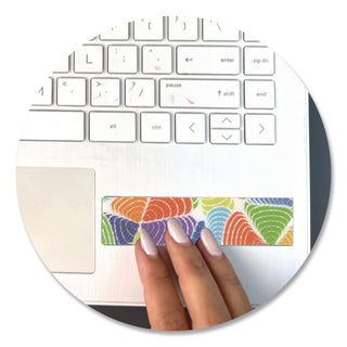 TPG Creations™ Zen Strips, Bumpy Brights Rainbow, Assorted Colors, 80/Carton (TPG85680)