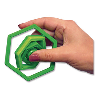 TPG Creations™ Hexle Fidget Toy, Small, Assorted Colors, 24/Carton (TPG872)
