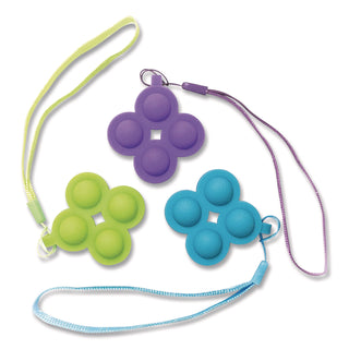 TPG Creations™ Popi Fidget Toy, Small, Assorted Colors, 24/Carton (TPG876)