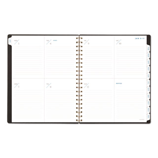 AT-A-GLANCE® Signature Collection Weekly/Monthly Planner, 11 x 8.5, Black Cover, 12-Month (Jan-Dec): 2026 (AAGYP90501)
