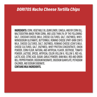 Snack Box Pros Doritos Nacho Cheese Tortilla Chips and Welch's Mixed Fruit Snacks, (50) 1oz Bag Chips, (66) 0.8 oz Pouch Fruit Snacks/Bundle (GRR60004174)