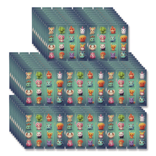 TPG Creations™ Zen Strips, Bumpy Cuties, Turquoise/Assorted, 80/Carton (TPG89280)