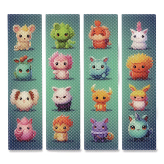 TPG Creations™ Zen Strips, Bumpy Cuties, Turquoise/Assorted, 80/Carton (TPG89280)