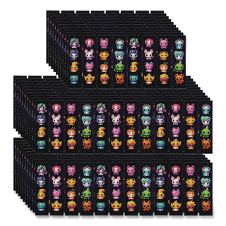 TPG Creations™ Zen Strips, Sandy Cuties, Purple/Multicolor, 80/Carton (TPG89380)