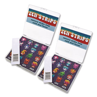 TPG Creations™ Zen Strips, Sandy Cuties, Purple/Multicolor, 80/Carton (TPG89380)