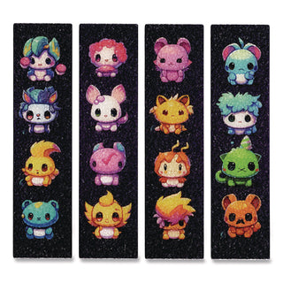 TPG Creations™ Zen Strips, Sandy Cuties, Purple/Multicolor, 80/Carton (TPG89380)