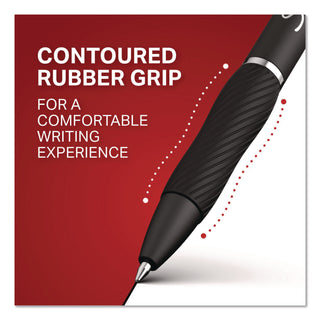 Sharpie® S-Gel™ S-Gel High-Performance Gel Pen, Retractable, Medium 0.7 mm, Black Ink, Black Barrel, 8/Pack (SAN2096139)