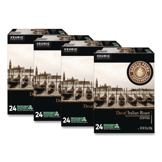 Barista Prima Coffeehouse® Decaf Italian Roast Coffee K-Cups, 24/Box, 4 Boxes/Carton (GMT8506CT)