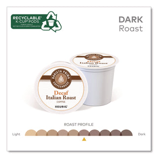 Barista Prima Coffeehouse® Decaf Italian Roast Coffee K-Cups, 24/Box, 4 Boxes/Carton (GMT8506CT)
