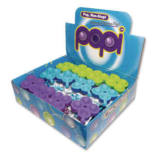 TPG Creations™ Popi Fidget Toy, Small, Assorted Colors, 24/Carton (TPG876)