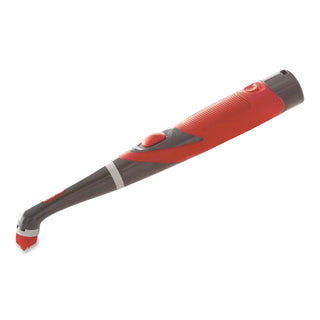 Rubbermaid® Reveal Power Scrubber, Red/White Nylon Bristles, 1.73" Brush, Red Plastic Handle (RUB2057486)