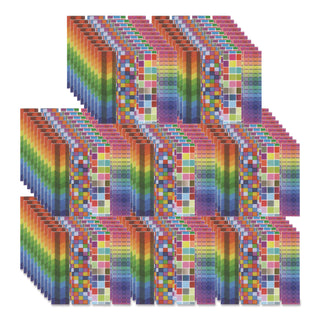 TPG Creations™ Zen Strips, Sandy Brights Rainbow Assorted Colors, 80/Carton (TPG85780)