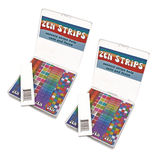 TPG Creations™ Zen Strips, Sandy Brights Rainbow Assorted Colors, 80/Carton (TPG85780)