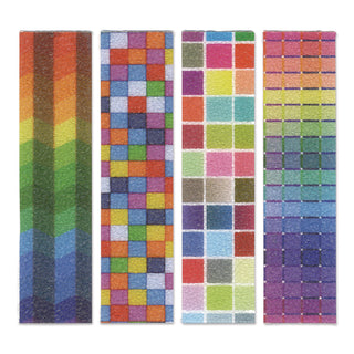 TPG Creations™ Zen Strips, Sandy Brights Rainbow Assorted Colors, 80/Carton (TPG85780)