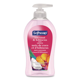 Softsoap® Liquid Hand Soap Pumps, Coconut and Hibiscus Scent, 11.25 oz, 6/Carton (CPCUS07157ACT)
