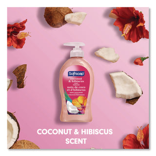Softsoap® Liquid Hand Soap Pumps, Coconut and Hibiscus Scent, 11.25 oz, 6/Carton (CPCUS07157ACT)