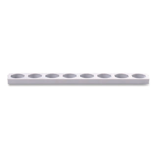 Prang® Refillable Oval Watercolor Tray, White, 12/Pack (DIXX00825)